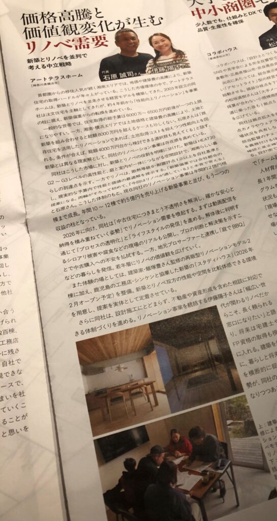 リノベ需要を紹介している記事の写真です。
