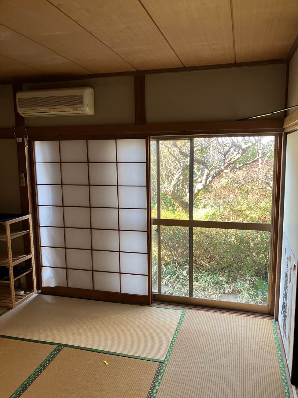 築47年性能向上リノベーションする前の少し寒々しい和室