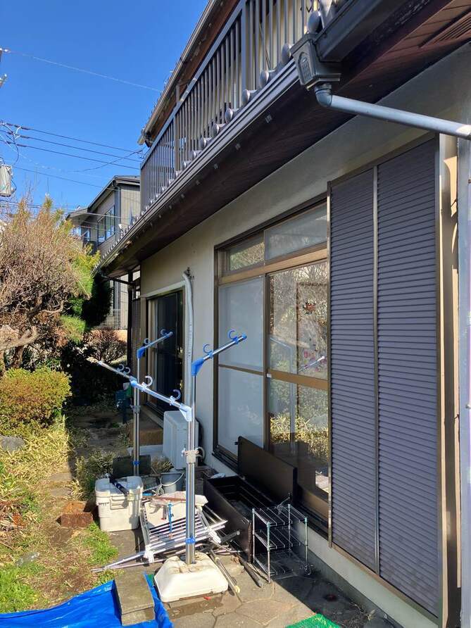 築47年戸建て住宅の冷気の入る窓