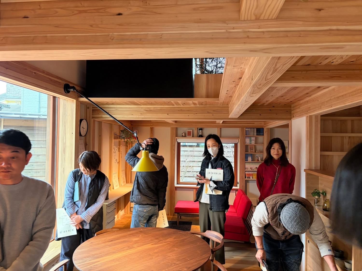 スタディハウス湘南横浜を見学に来た工務店の方たち